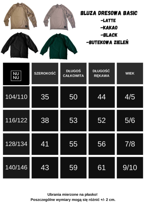 Bluza dresowa basic lalte Bluza dresowa basic lalte