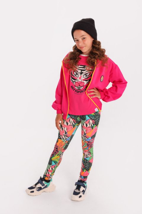 Legginsy dziewczęce Panther In The Jungle Hey Popinjay Legginsy dziewczęce Panther In The Jungle Hey Popinjay