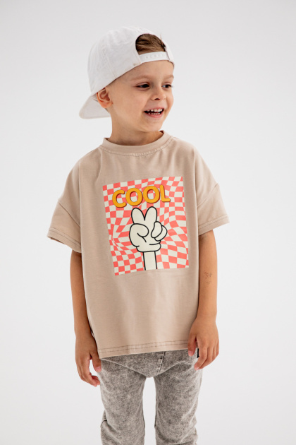 T shirt Cool- beige